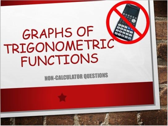 Maths IGCSE Topic 08.08: Graphs of Trigonometric - (0607)